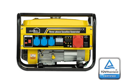 YFG3000T Generator, Frontansicht, kompakter und leistungsstarker Stromerzeuger für Notstrom und Outdoor-Einsätze